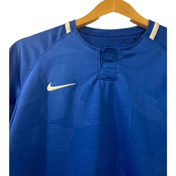 Nike Jersey Shirt Challenge II Soccer Futbol Training Shirt Large Blue White - Picture 3 of 9